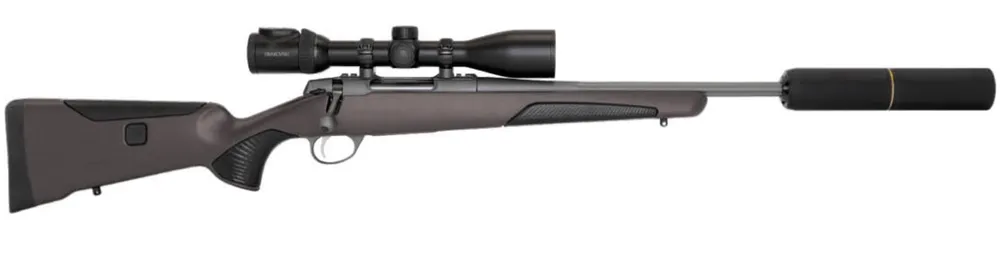 Sako 90 Adventure ADJ + Swarovski Z8i 2-16x50 + Stalon X108 ljuddämpare *