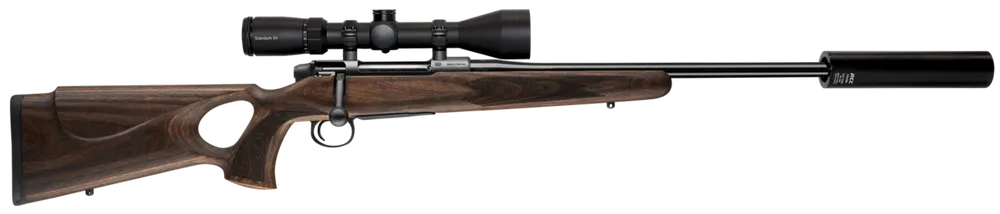Mauser M18 Pure Max + Scandium X4 2,5-10x50i + RCC Hunter ljuddämpare *