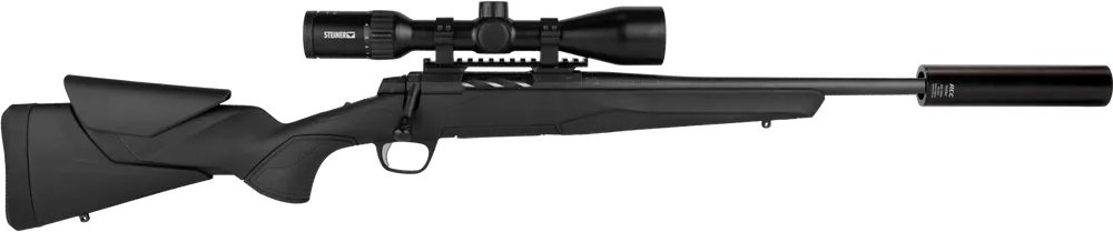 Browning X-Bolt 2 Nordic Varitech Black ADJ + Steiner Ranger 4 2,5-10x50 + RCC Hunter ljuddämpare *