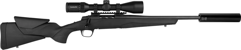 Browning X-Bolt 2 Nordic Varitech Black ADJ + Scandium x6 2-12x50i + RCC Hunter ljuddämpare *
