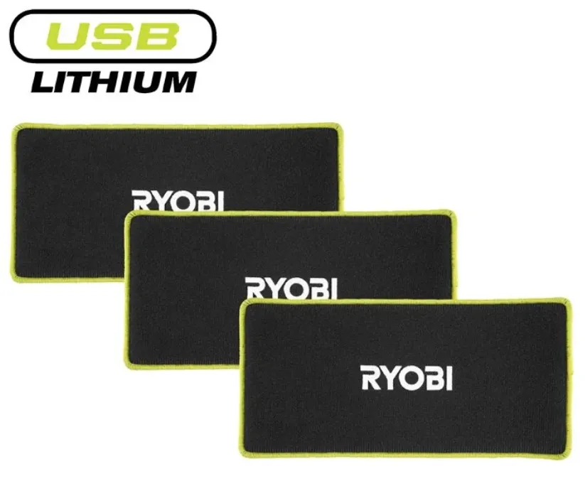 Ryobi RSM4A1 Moppdynor till Spraymopp 4V USB Lithium - 3 pack **