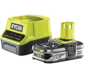 Ryobi RC18120-125 18V 2,5 AH Lithium+ Batteri / Laddare