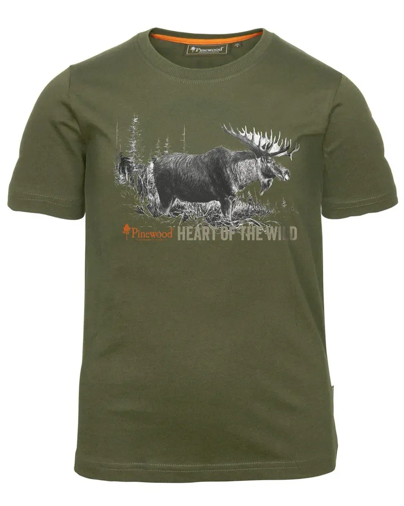 Moose T-shirt Barn Pinewood - Green