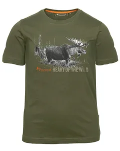 Moose T-shirt Barn Pinewood - Green 