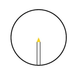 Trijicon AccuPoint Kikarsikte 2,5-12,5x42 BAC Amber/Triangle *