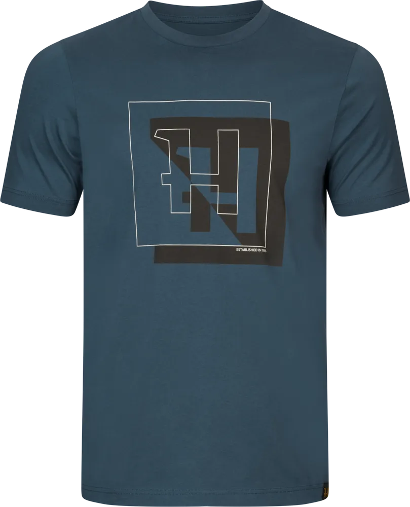 Härkila Härkila H-logo S/S T-shirt - Sea Blue