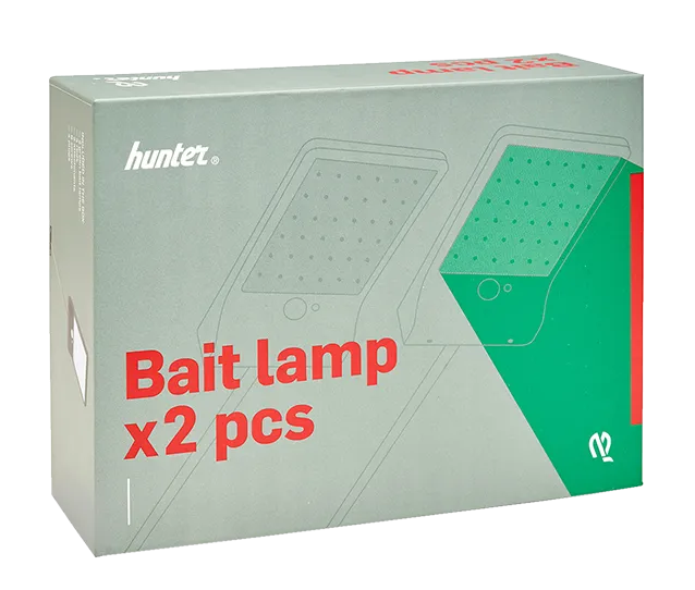 Hunter Åtellampor med solceller 2 st