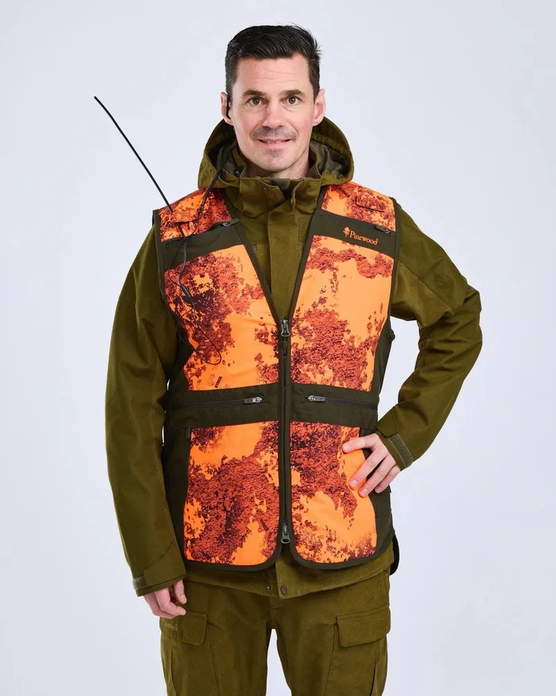 Furudal Hunter Pro 2.0 Camou Väst - Strata Blaze/Moss Gr