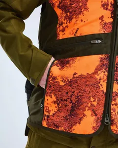 Furudal Hunter Pro 2.0 Camou Väst - Strata Blaze/Moss Gr 