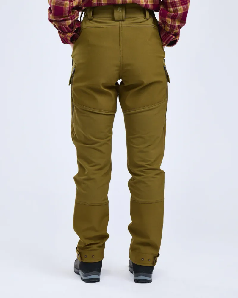 Furudal Hunters Hybrid Stretch Byxor Dam Pinewood - Olive Green *