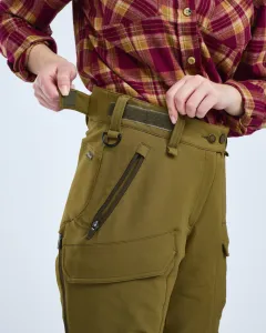 Furudal Hunters Hybrid Stretch Byxor Dam Pinewood - Olive Green 