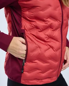 Abisko Insulation Hybrid Jacka Dam Pinewood - BrickPink/Burgundy 