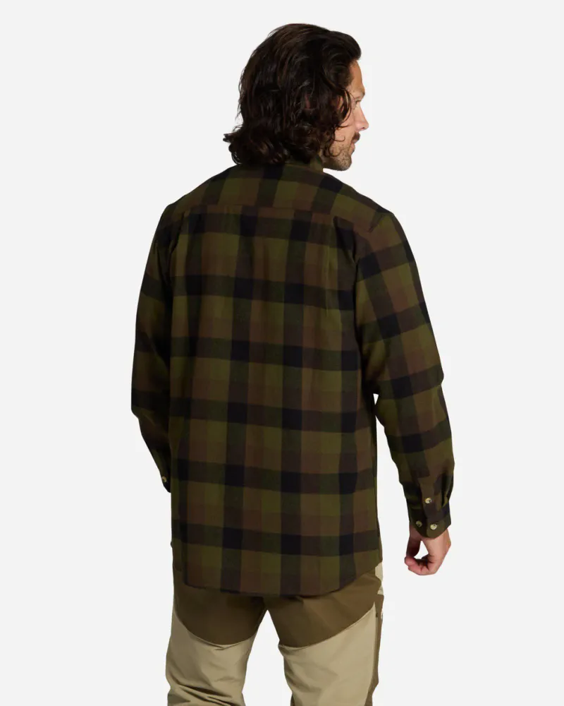 Pinewood Wildmark Flanellskjorta - Green/Black *