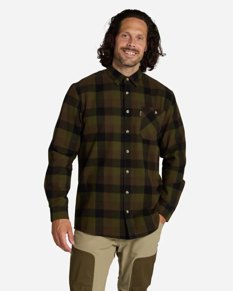 Pinewood Wildmark Flanellskjorta - Green/Black *