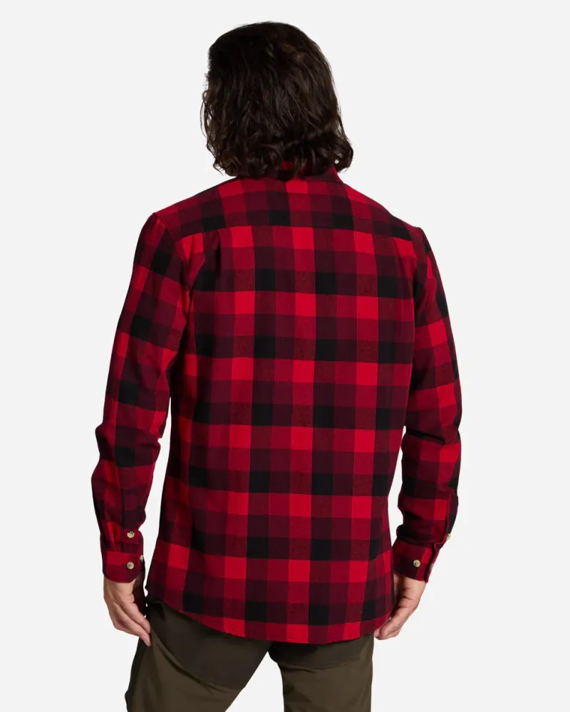 Pinewood Wildmark Flanellskjorta - Red/Black *