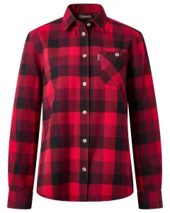 Pinewood Wildmark Flanellskjorta Dam - Red/Black 