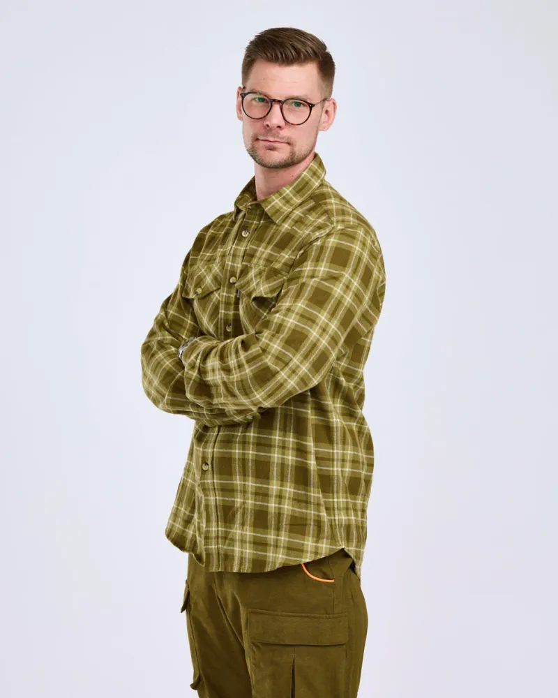 Pinewood Härjedalen Skjorta - Olive Green *