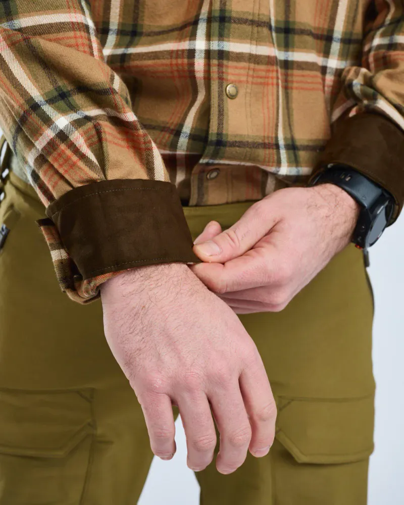 Pinewood Cornwall Flanellskjorta - D.Sandstone *