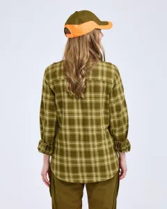 Härjedalen Shirt Dam Pinewood - Olive Green 