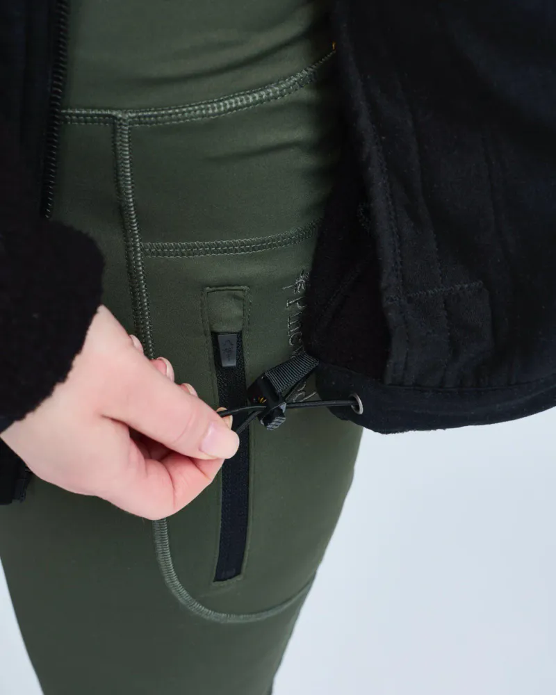 Pinewood Pile Fleecejacka Dam - Black *