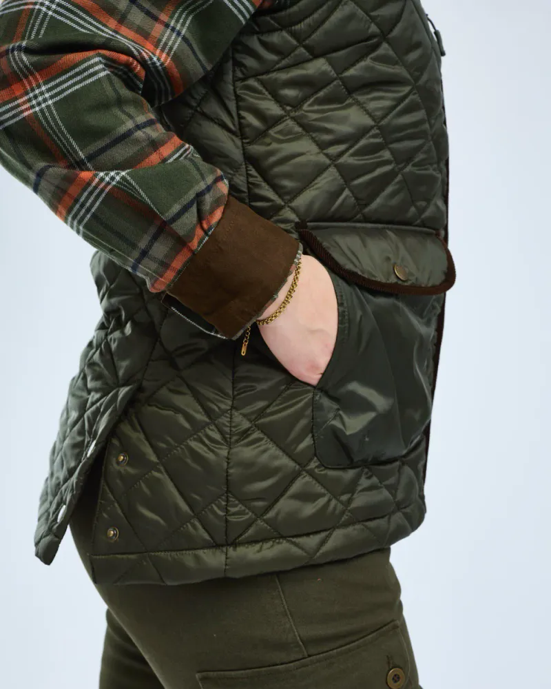 Nydala Classic Väst Dam Pinewood - Moss Green *