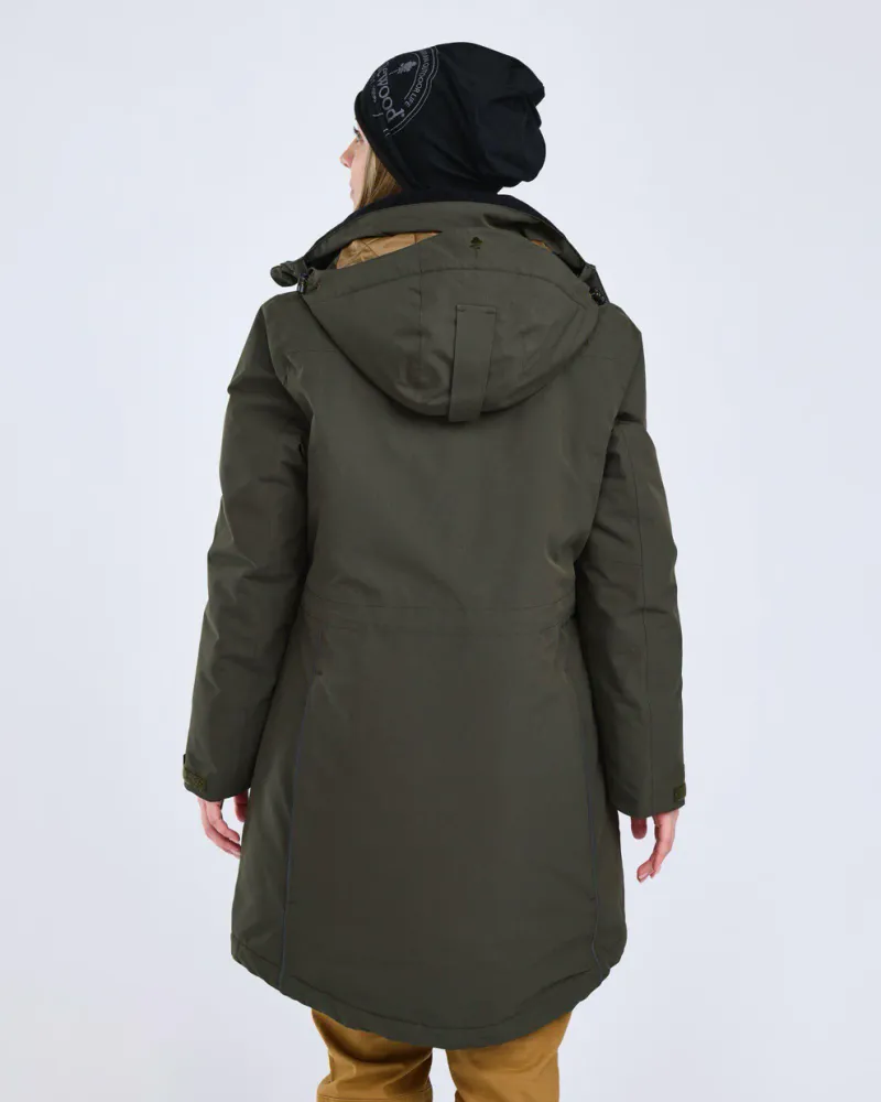 Pinewood Wilda Vadderad Parkas Dam - Moss Green *