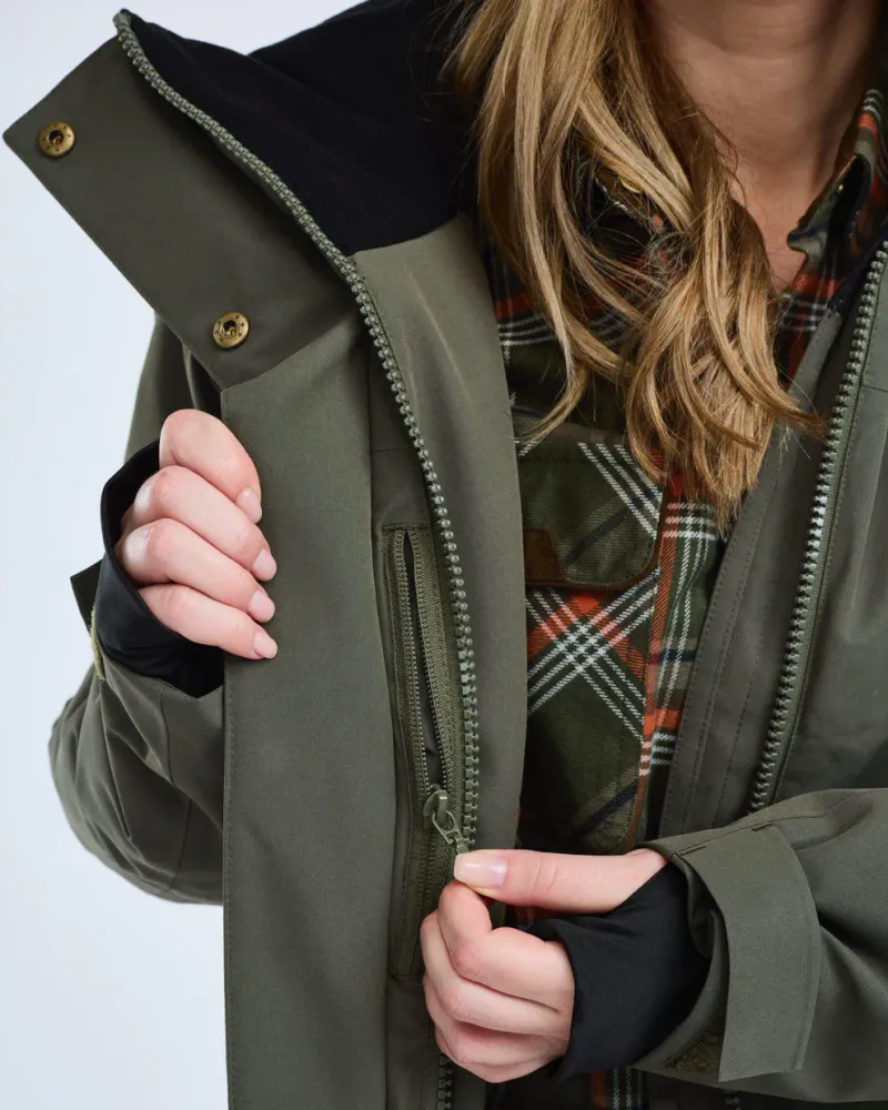 Pinewood Wilda Vadderad Parkas Dam - Moss Green *