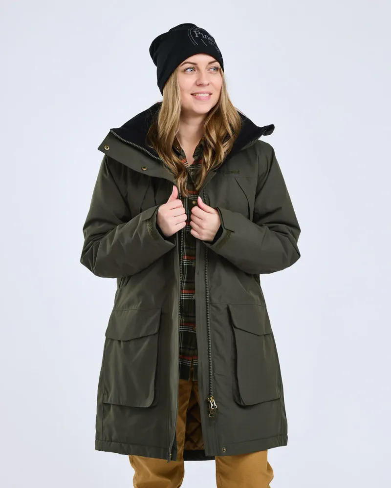 Pinewood Wilda Vadderad Parkas Dam - Moss Green *