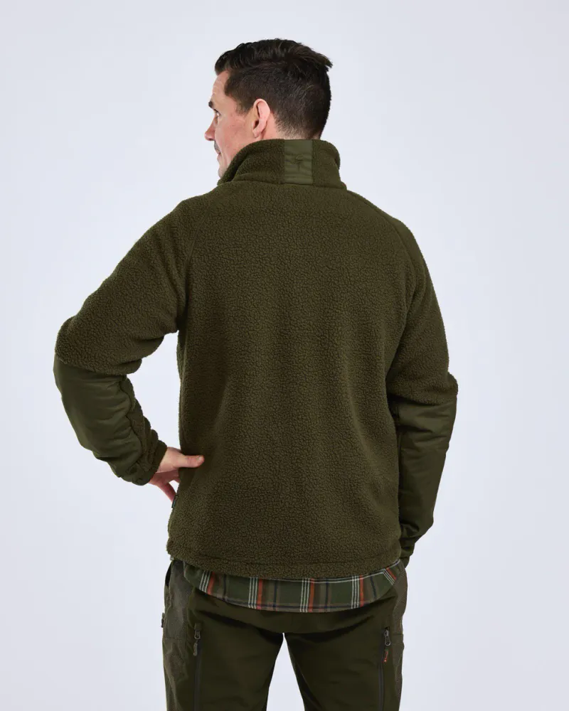 Pinewood Pile Fleecejacka - Moss Green *