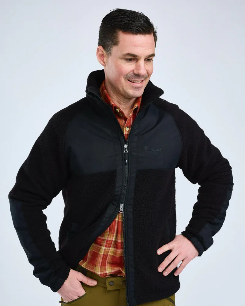 Pinewood Pile Fleecejacka - Black *