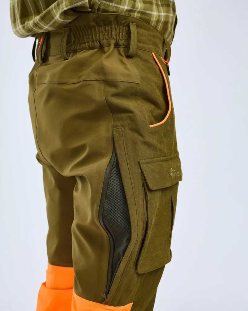 Furudal Expert 2L Hunting Byxor Pinewood - OliveGreen/Orange *