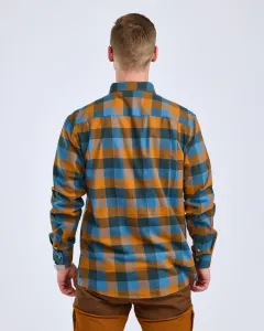 Lumbo Skjorta Pinewood - Fudge/Blue 