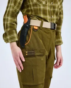 Furudal Expert 2L Hunting Byxor Dam Pinewood - OliveGreen/Orange 