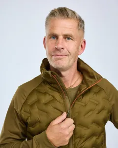 Abisko Insulation Hybrid Jacka Pinewood - Olive Green 