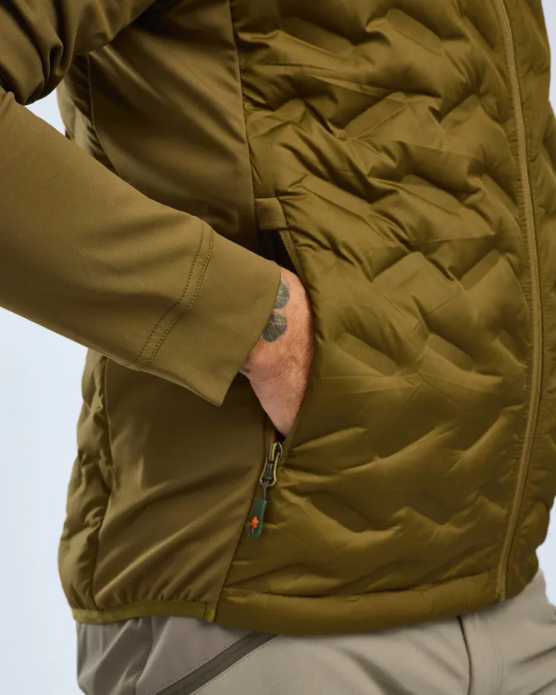 Abisko Insulation Hybrid Jacka Pinewood - Olive Green *