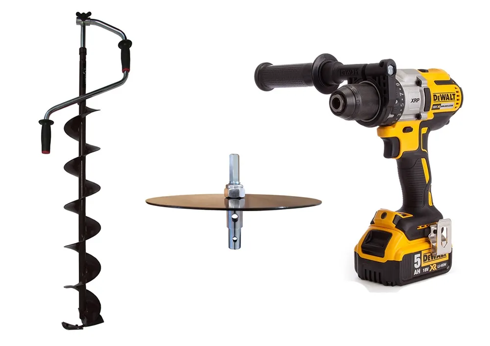 Dewalt DCD991 Skruvdragarpaket med Isborr