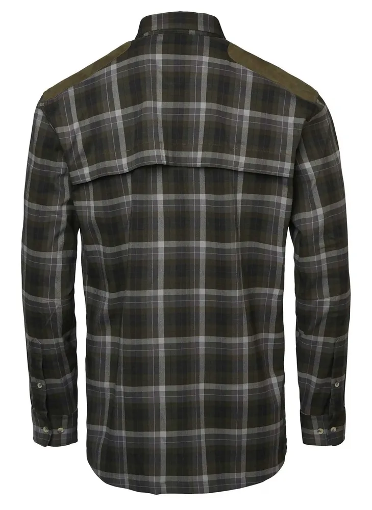 Chill Shooting Fit Coolmax Shirt Chevalier - Fern Green Checked *