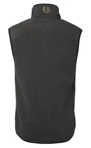 Mainstone Fleece Vest Chevalier - Anthracite w Black 