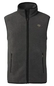 Mainstone Fleece Vest Chevalier - Anthracite w Black 