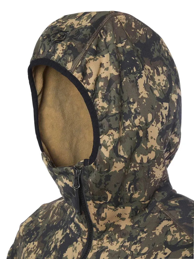 Hunter Stretch Zip Hoodie Chevalier - Antler Camouflage *