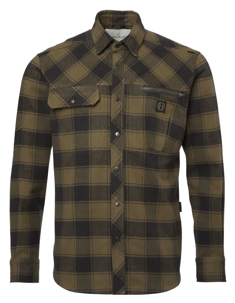 Raptor Heavy Flannel Shirt Chevalier - Kodiak Brown Checked *