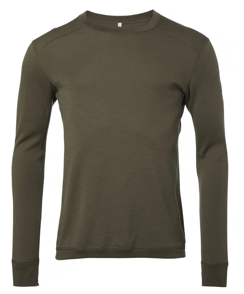 Chevalier 200 Merinowool Crewneck - Tarmac Green *