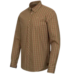 Shirt Tristan 22 Blaser - Dark Olive/Red Checked