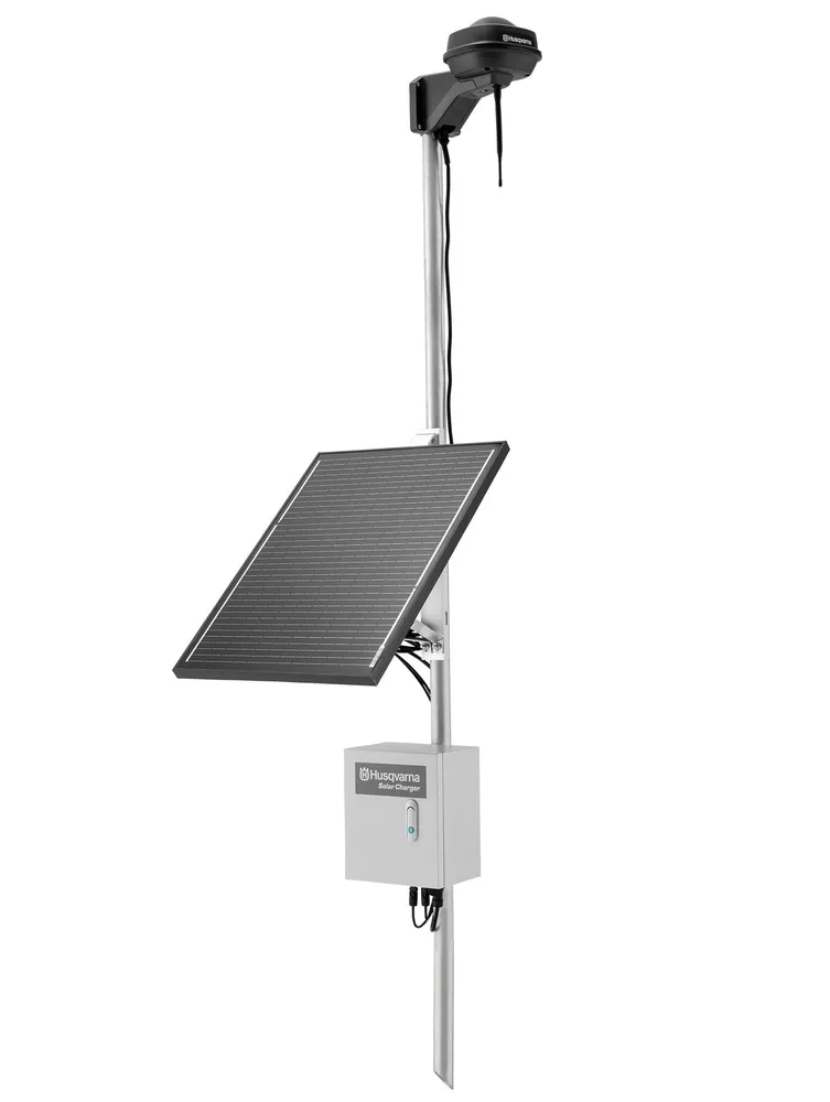 Husqvarna solcellsladdare till EPOS-referensstation *