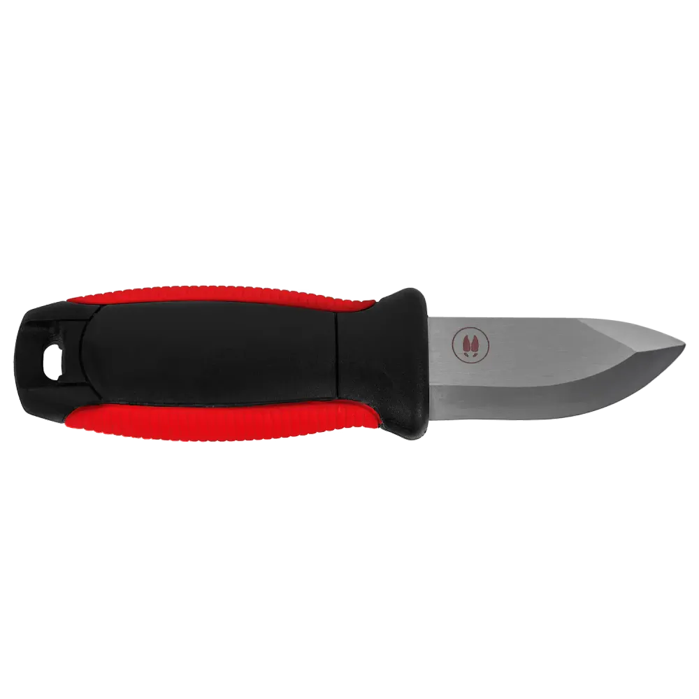 Alces Jakt- och Fiskekniv Röd-Svart