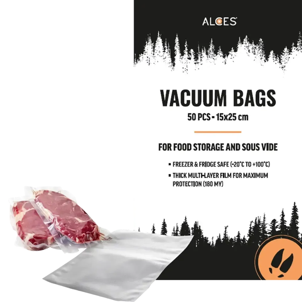 Alces Vakuumpåsar 15x25cm 50st