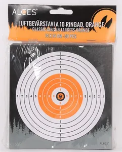 Alces Luftgevärstavlor 14x14 10-ringad med färg