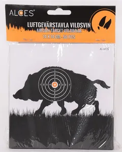 Alces Luftgevärstavlor 14x14 Vildsvin