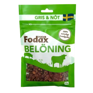 Fodax Belöning Gris & Nöt