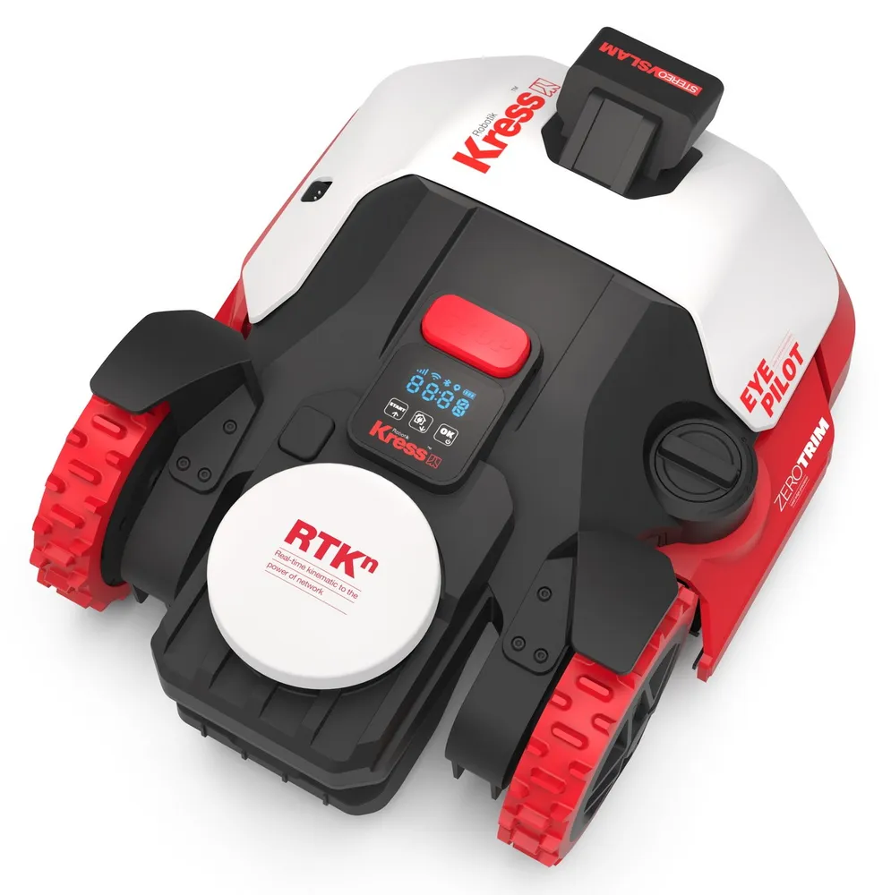 Kress KR271E EyePilot RTK 1500 m² Robotgräsklippare med ZeroTrim *